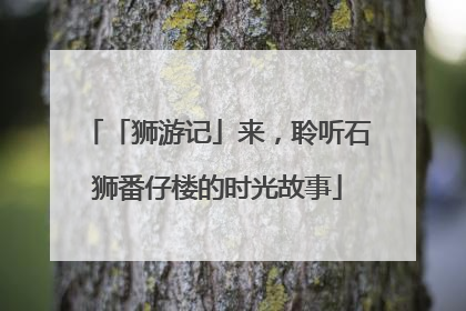 「狮游记」来，聆听石狮番仔楼的时光故事