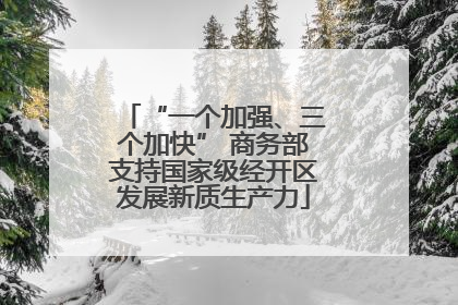 “一个加强、三个加快” 商务部支持国家级经开区发展新质生产力