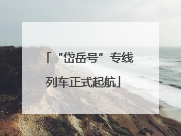 “岱岳号”专线列车正式起航