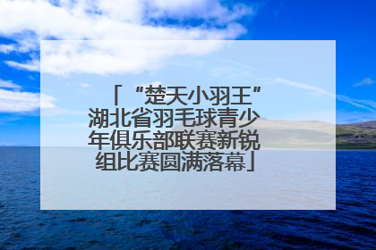“楚天小羽王”湖北省羽毛球青少年俱乐部联赛新锐组比赛圆满落幕