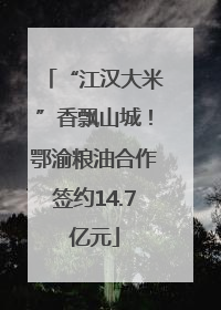 “江汉大米”香飘山城！鄂渝粮油合作签约14.7亿元