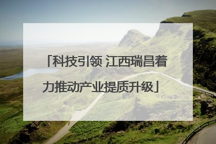 科技引领 江西瑞昌着力推动产业提质升级