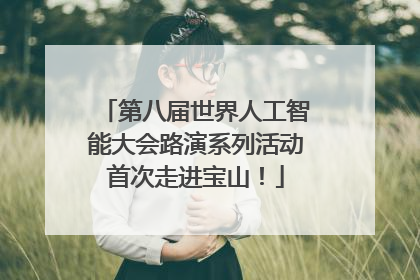 第八届世界人工智能大会路演系列活动首次走进宝山！