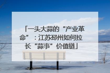 一头大蒜的“产业革命”：江苏邳州如何拉长“蒜事”价值链
