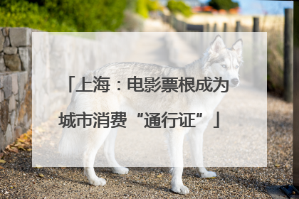 上海：电影票根成为城市消费“通行证”