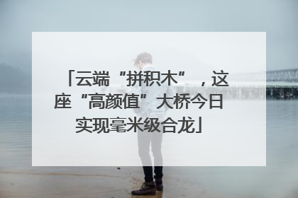 云端“拼积木”，这座“高颜值”大桥今日实现毫米级合龙