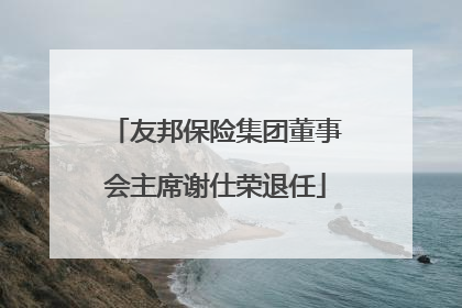 友邦保险集团董事会主席谢仕荣退任