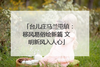 台儿庄马兰屯镇：移风易俗绘新篇 文明新风入人心