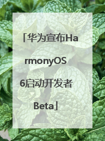 华为宣布HarmonyOS 6启动开发者Beta