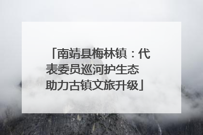 南靖县梅林镇：代表委员巡河护生态 助力古镇文旅升级