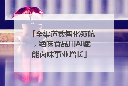 全渠道数智化领航，绝味食品用AI赋能卤味事业增长