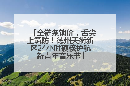 全链条锁价，舌尖上筑防！德州天衢新区24小时硬核护航新青年音乐节