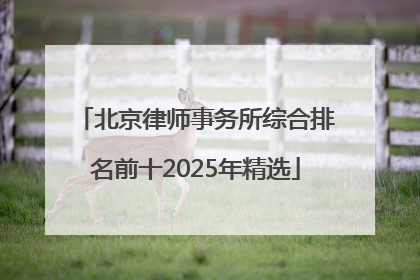 北京律师事务所综合排名前十2025年精选