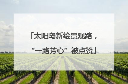 太阳岛新绘景观路，“一路芳心”被点赞