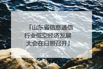 山东省信息通信行业低空经济发展大会在日照召开