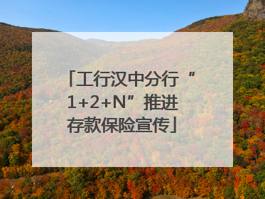 工行汉中分行“1+2+N”推进存款保险宣传