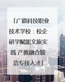 广德科技职业技术学校：校企研学赋能文旅实践 产教融合锻造专技人才