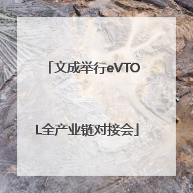 文成举行eVTOL全产业链对接会