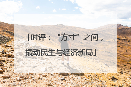 时评：“方寸”之间，撬动民生与经济新局
