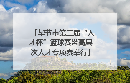 毕节市第三届“人才杯”篮球赛暨高层次人才专项赛举行