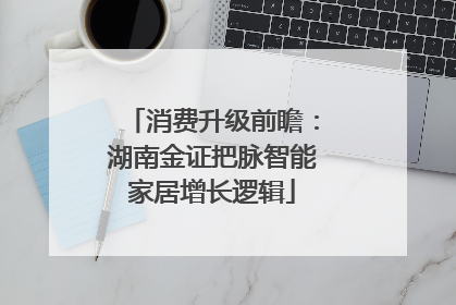 消费升级前瞻：湖南金证把脉智能家居增长逻辑