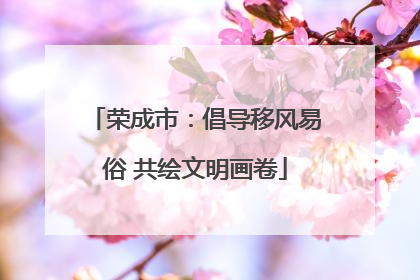 荣成市：倡导移风易俗 共绘文明画卷