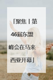 聚焦丨第46届东盟峰会在马来西亚开幕
