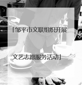 邹平市文联组织开展文艺志愿服务活动