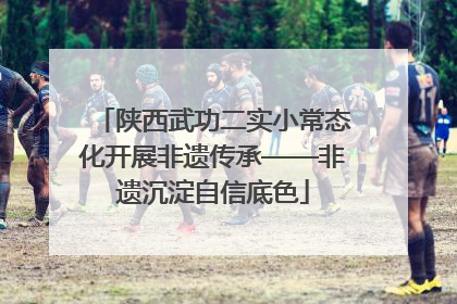 陕西武功二实小常态化开展非遗传承——非遗沉淀自信底色