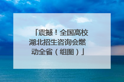 震撼！全国高校湖北招生咨询会燃动全省（组图）