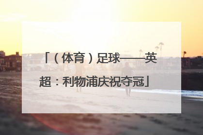 （体育）足球——英超：利物浦庆祝夺冠