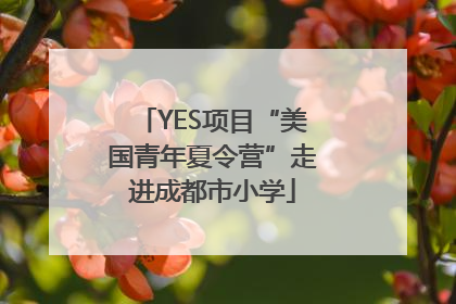YES项目“美国青年夏令营”走进成都市小学
